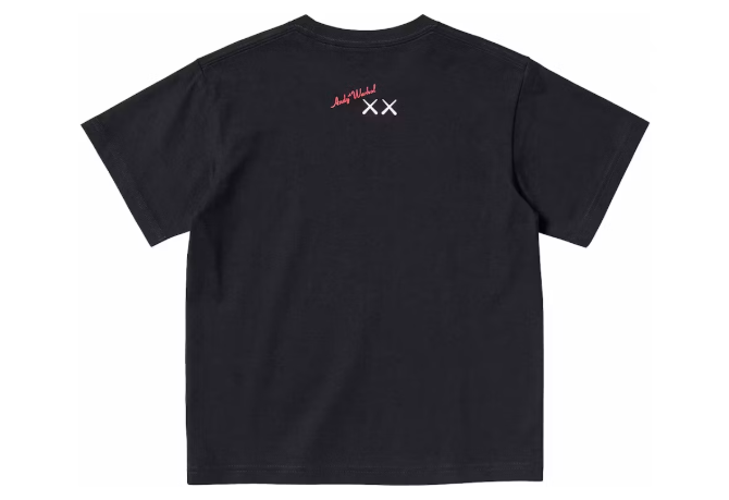 KAWS x Warhol Kids' UT Graphic 476424 T-shirt (Asia Sizing) Black