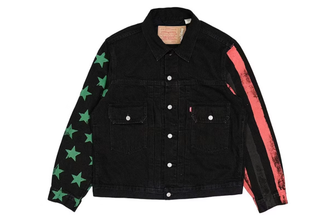 Denim Tears x CPFM 4th of July Denim Plant Jacket Black