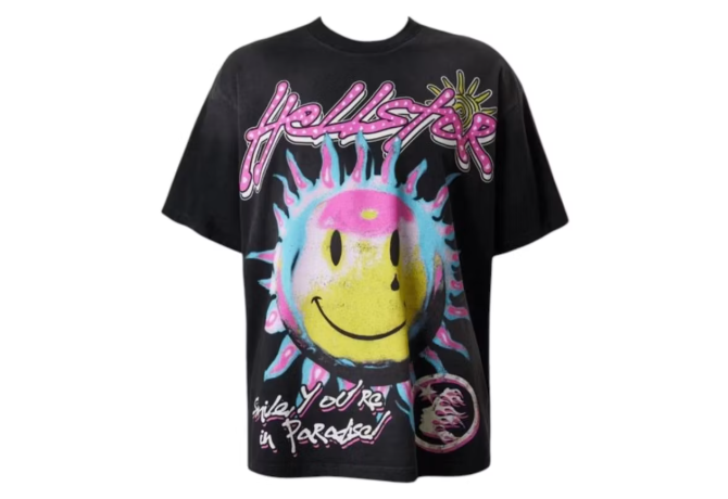 Hellstar Sun Smile T-shirt Black
