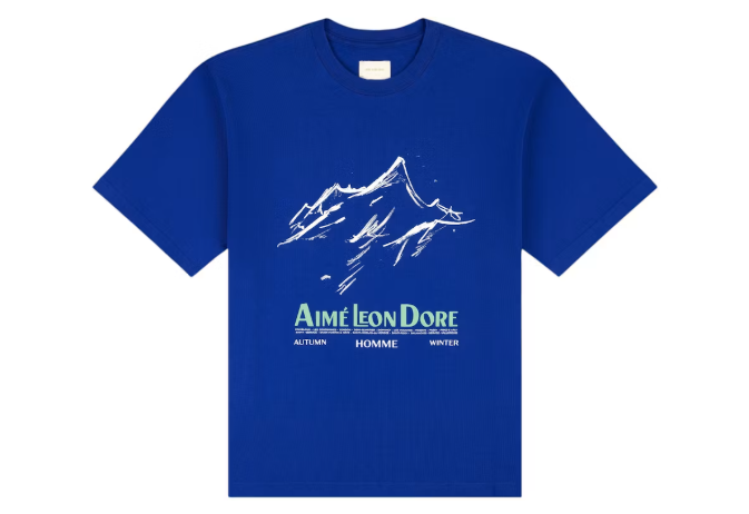 Aime Leon Dore Summit Tee Bluing