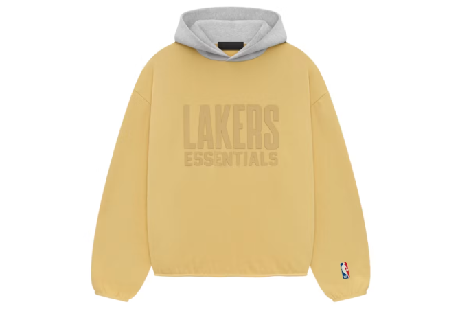 Fear of God Essentials Lakers Hoodie Tuscan