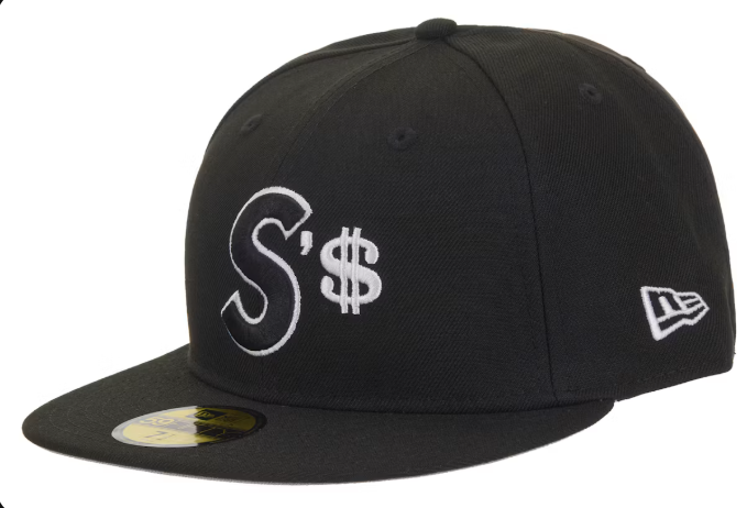 Supreme Money S Logo New Era 59Fifty Fitted Cap Black