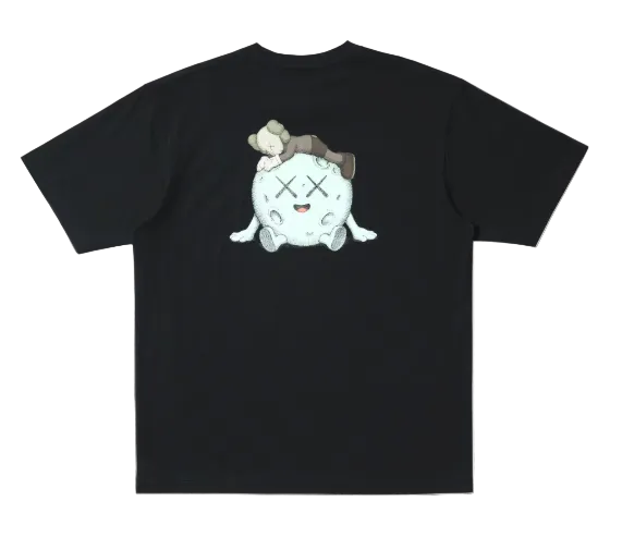Uniqlo KAWS Universe UT T-Shirt Black