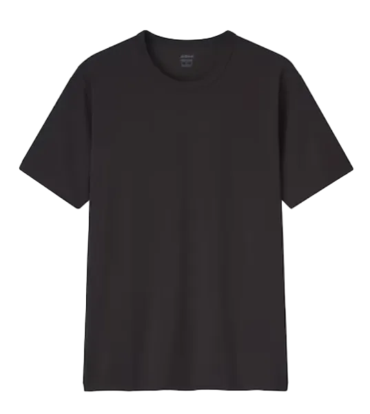 Uniqlo Oversized Cotton T-Shirt Black