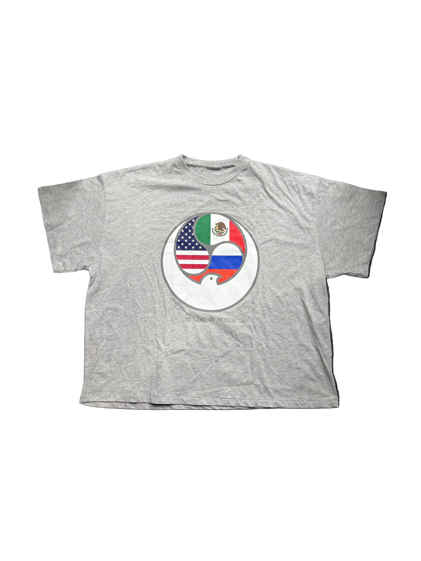 Ye Live In México Merch Oficial Grey Tee
