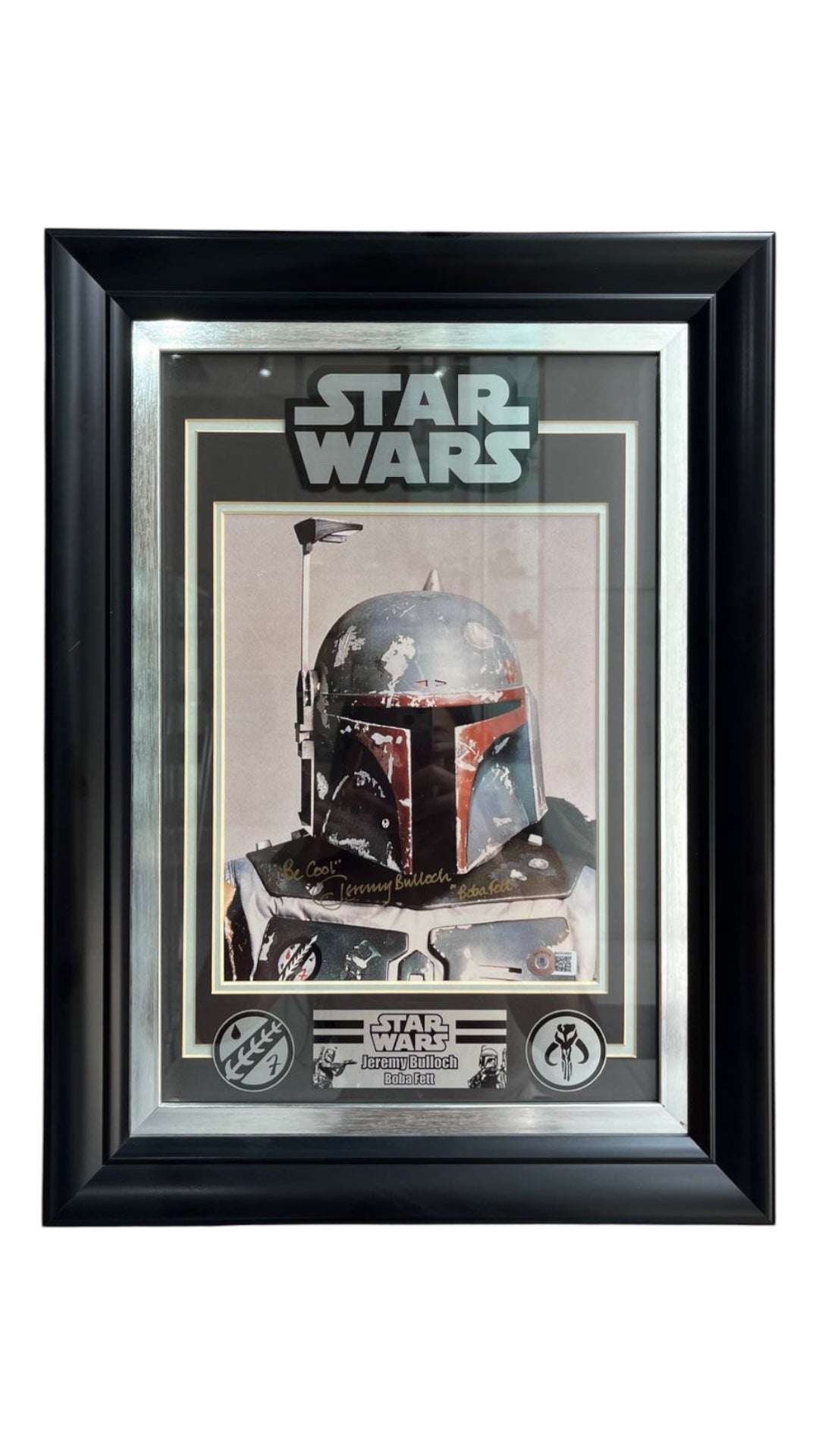 Cuadro Firmado Por Jeremy Bulloch “Boba Fett”