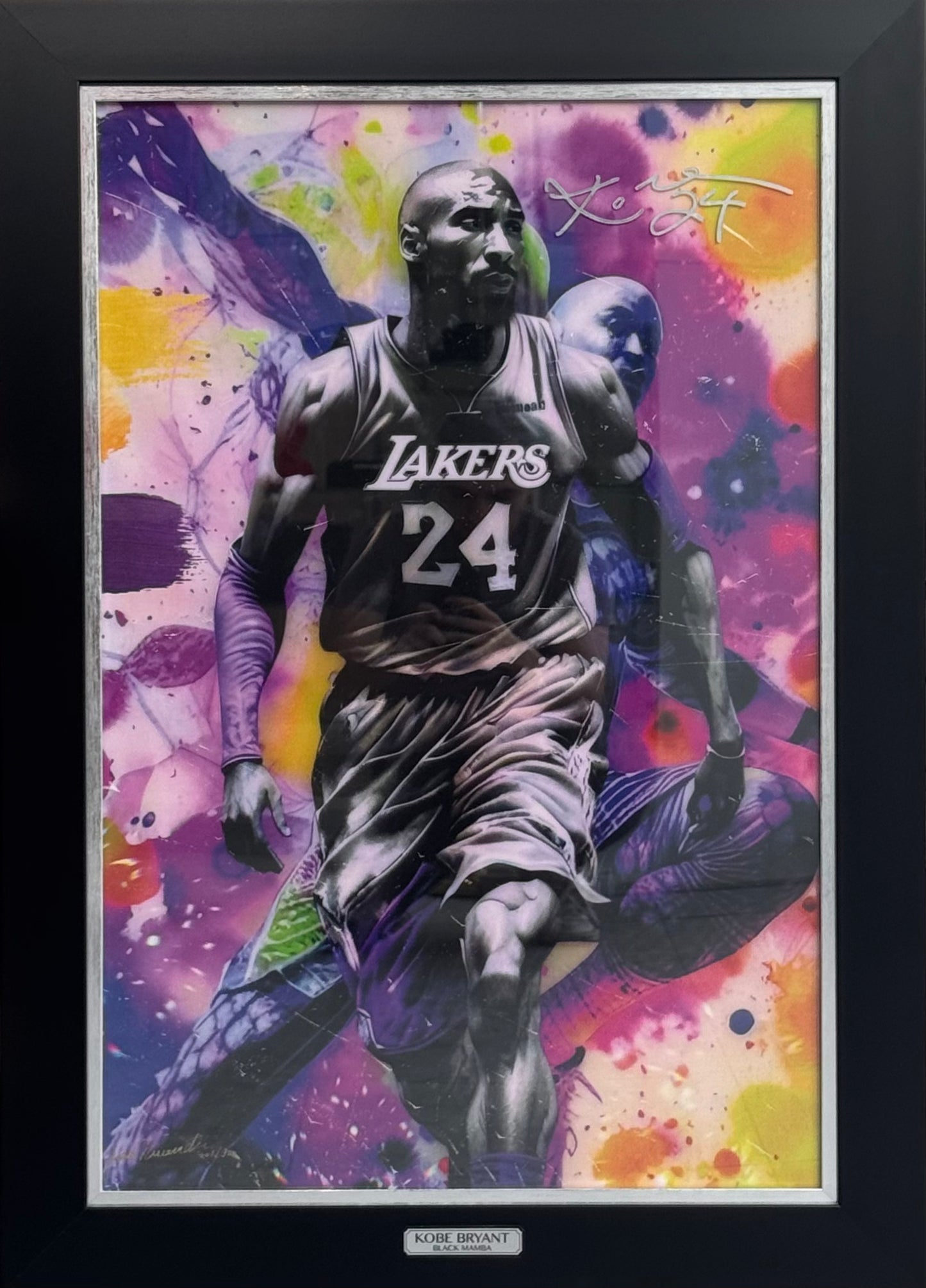 Kobe Bryant Obra Del Artista Isaac Navarrete