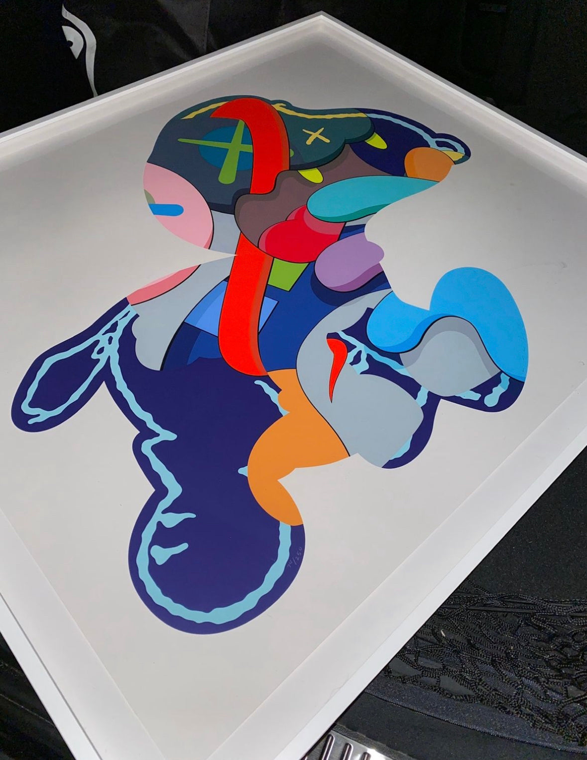 Kaws Stay Steady, 2015 Screenprint Framed and Signed