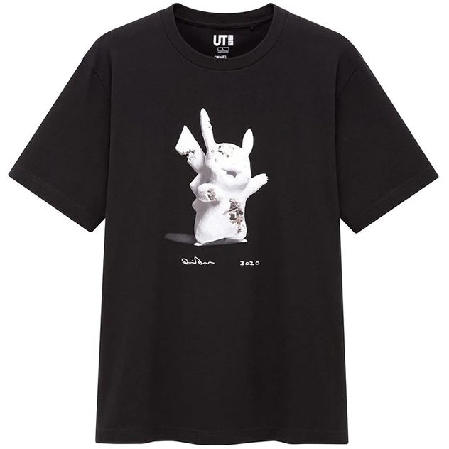Daniel Arsham x Pokemon x Uniqlo Pikachu Tee Black