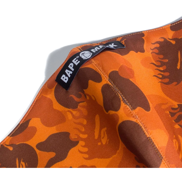 BAPE 1ST CAMO MASK ORANGE