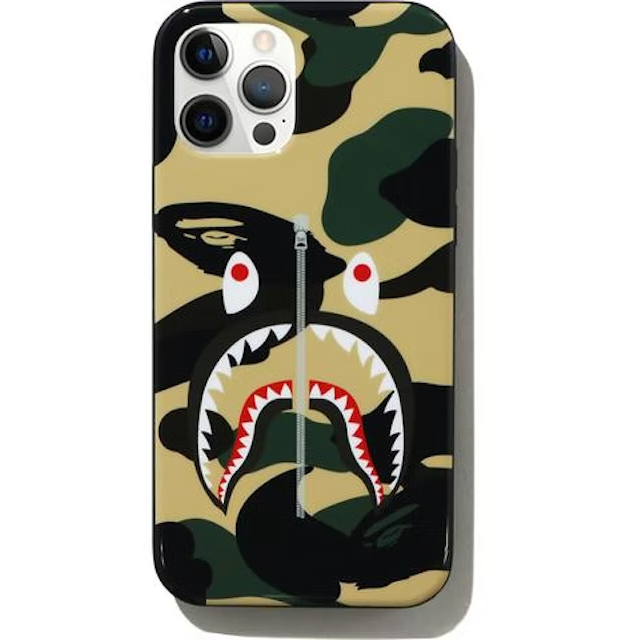 BAPE 1st Camo Shark iPhone 12/12 Pro Case Yellow