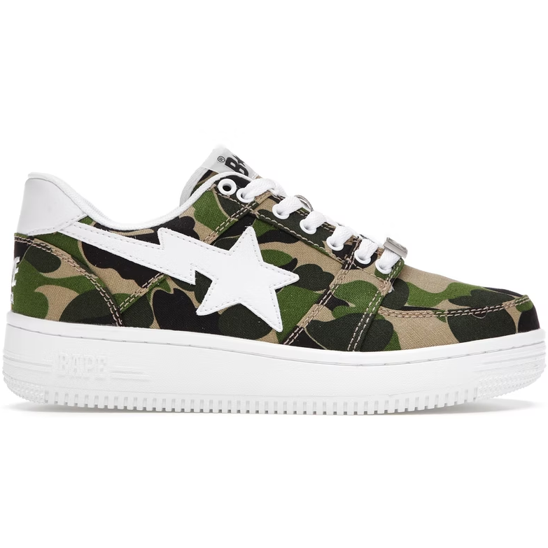 A Bathing Ape Bape Sta Low ABC Camo 20th Anniversary Green