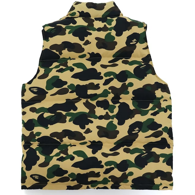 BAPE 1st Camo Reversible Down Vest (FW21) Yellow