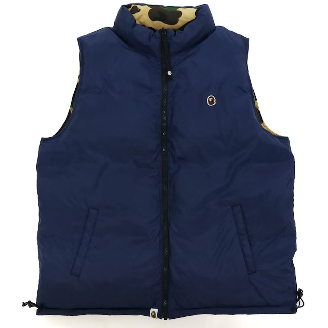 BAPE 1st Camo Reversible Down Vest (FW21) Yellow