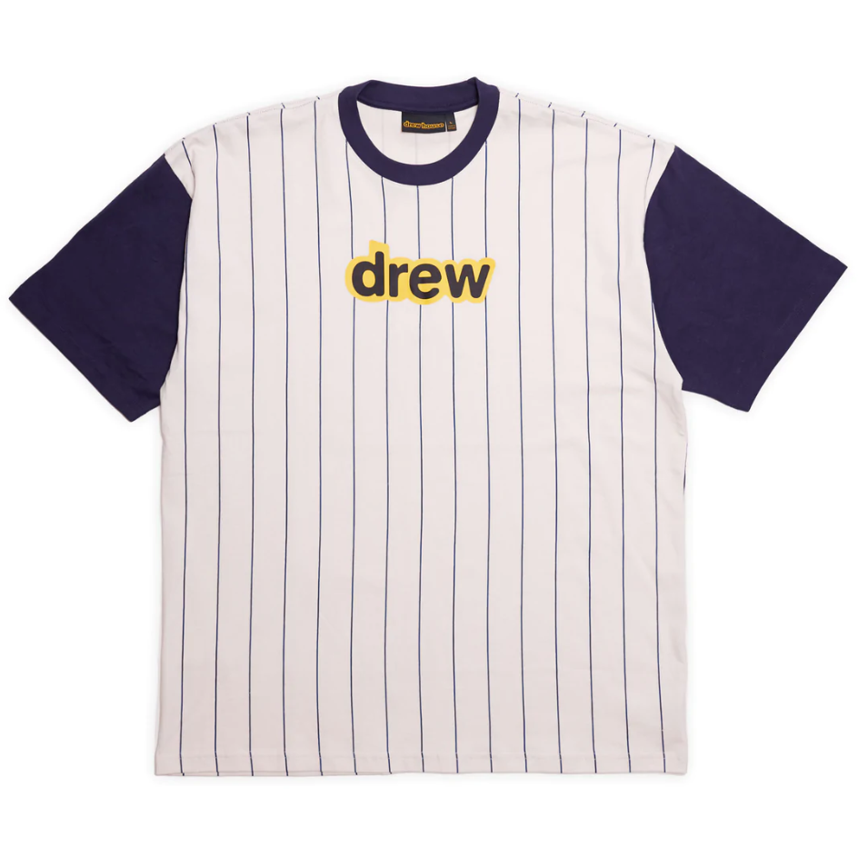 Drew House secret ss tee navy pinstripe