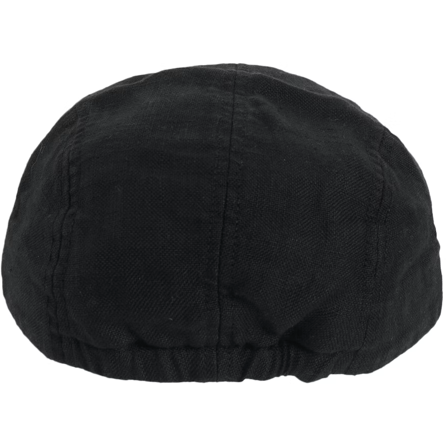 Supreme Linen Fitted Camp Cap Black