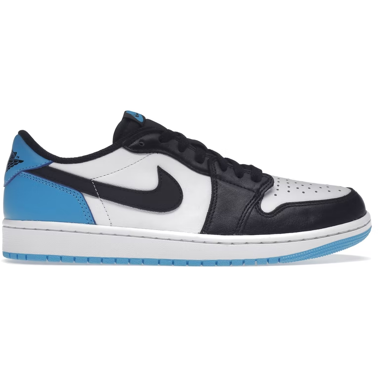 Jordan 1 Retro Low OG Black Dark Powder Blue