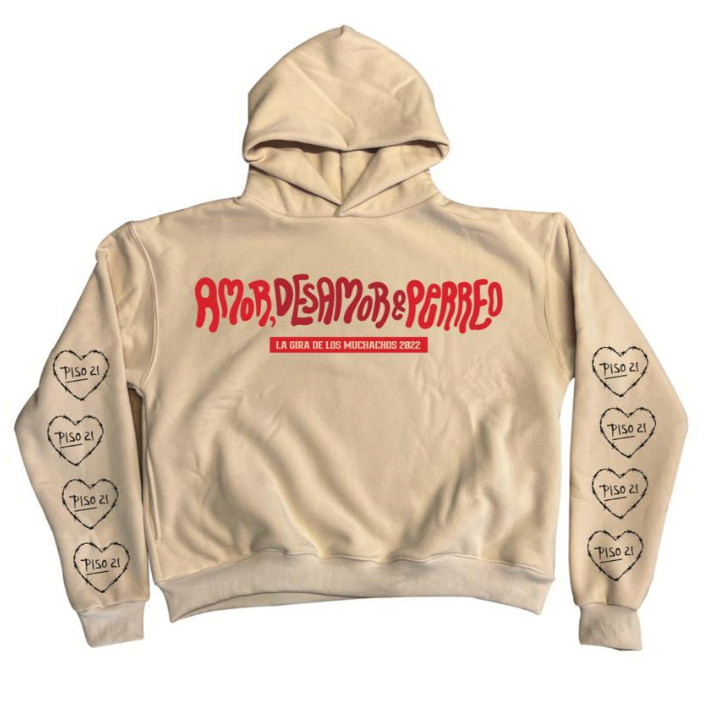 Piso 21 Merch Oficial Mexico 'Hoodie cream'
