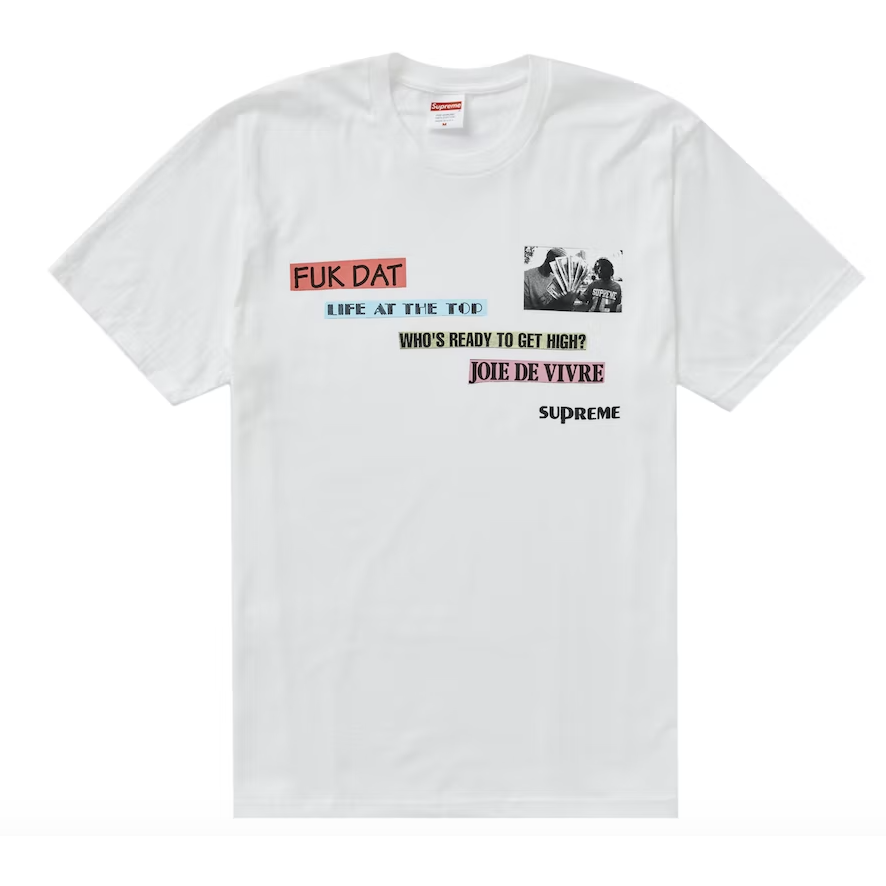 Supreme Joie De Vivre Tee White