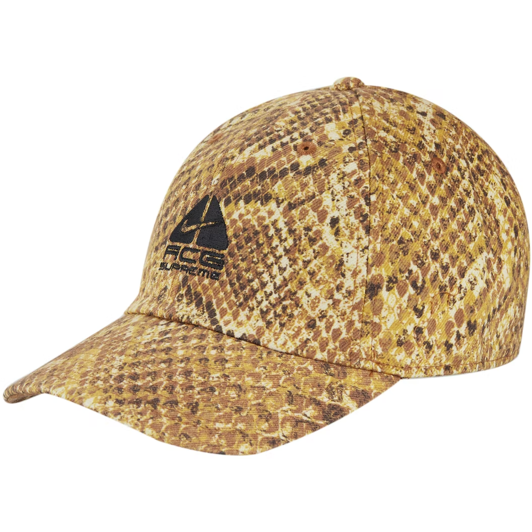 Supreme Nike ACG Denim 6-Panel Gold Snakeskin