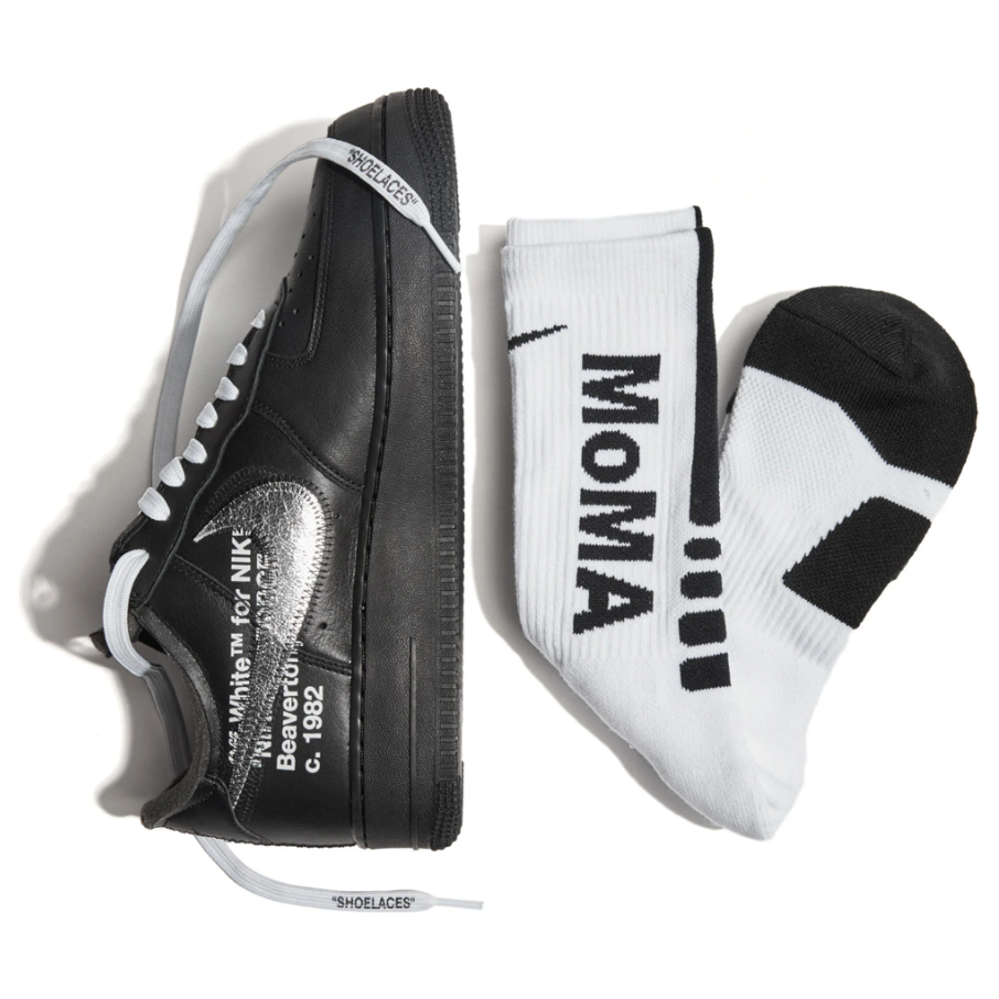 Nike Air Force 1 Low '07 Off-White MoMA (with Socks)