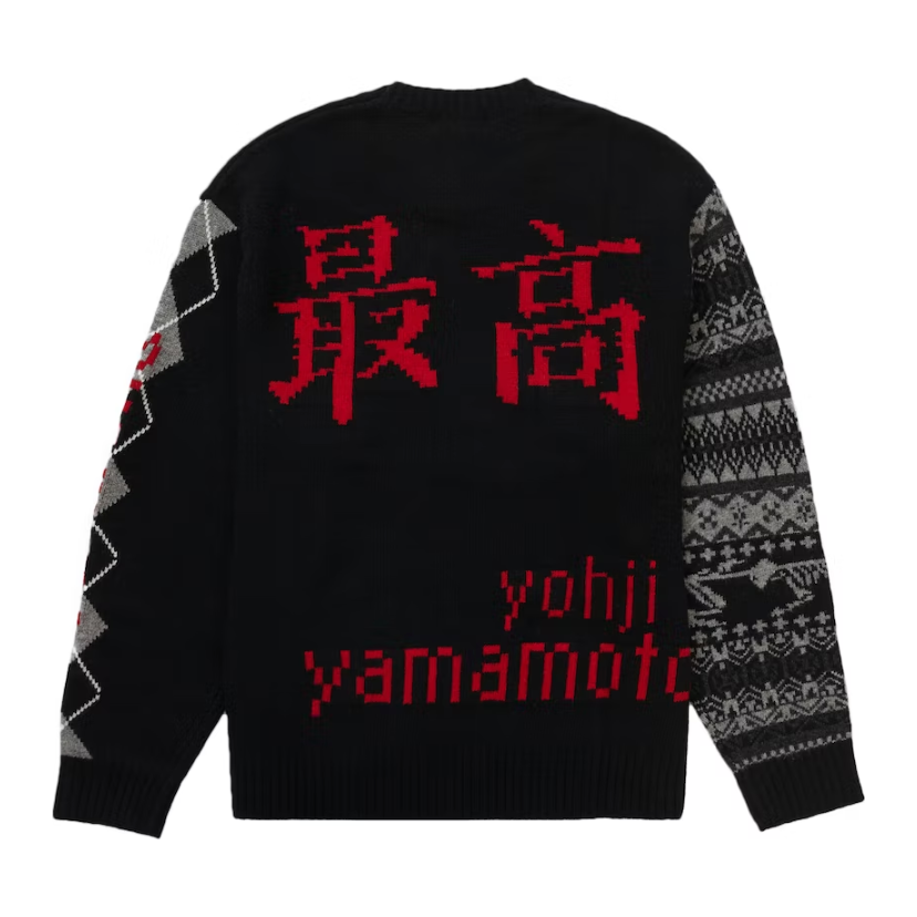 Supreme Yohji Yamamoto TEKKEN Sweater Black