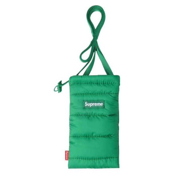 Supreme Puffer Neck Pouch Green – Gallery CDMX