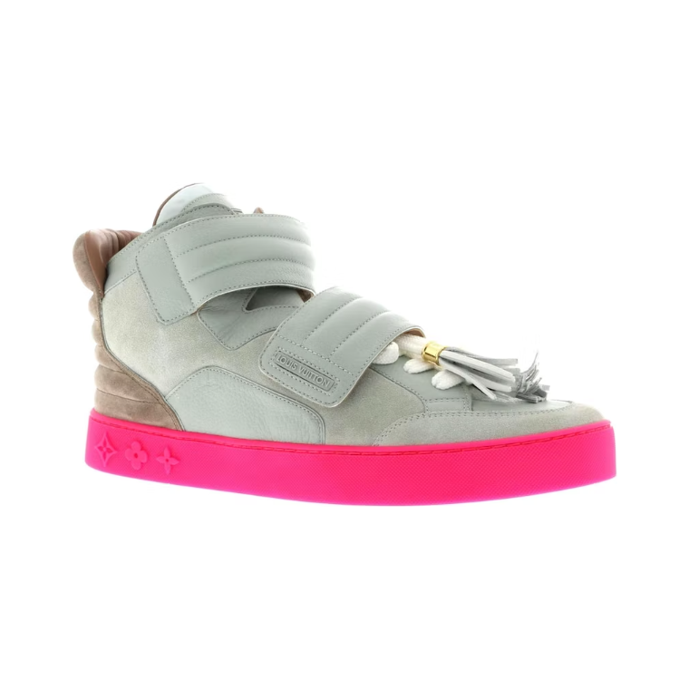 Louis Vuitton Jaspers Kanye Patchwork Zen Grey Pink (Pre Owned)