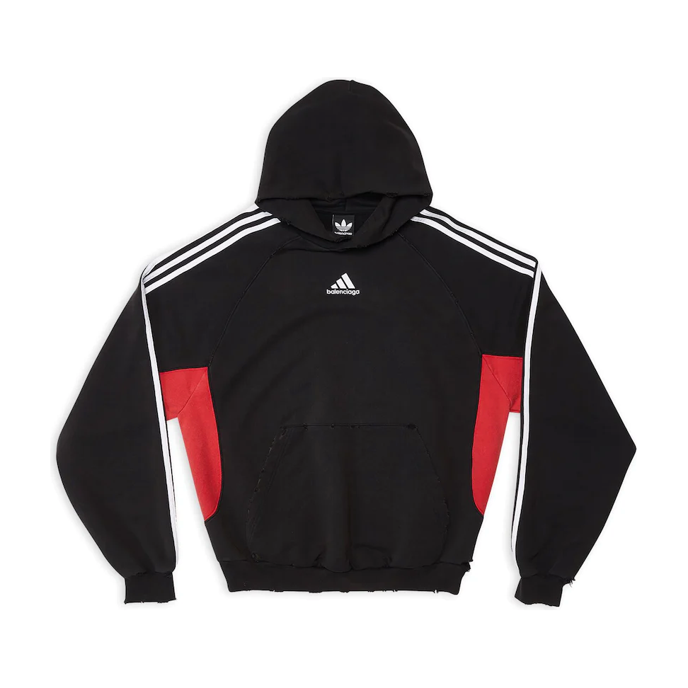 Balenciaga x Adidas Mens Hoodie Small Fit Black Gallery CDMX