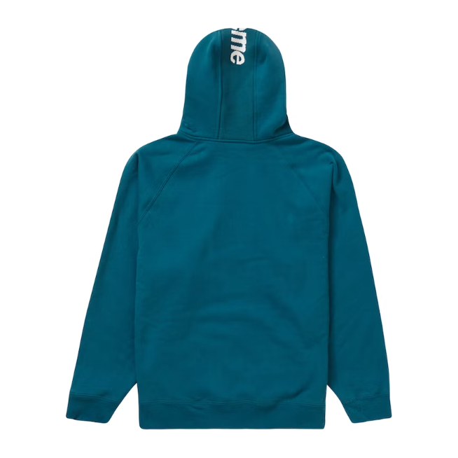 Supreme Brim Zip Up Hooded Sweatshirt Marine Blue