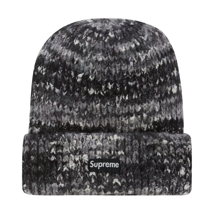 Supreme Space Dye Beanie Black