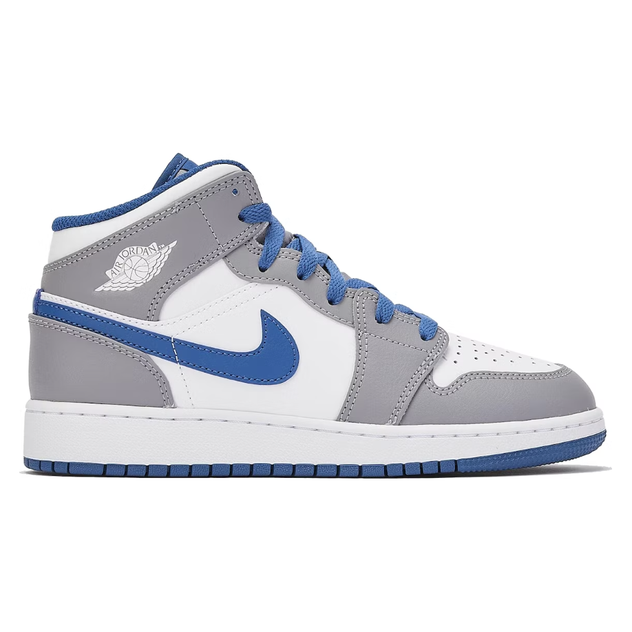 Jordan 1 Mid True Blue Cement (GS)