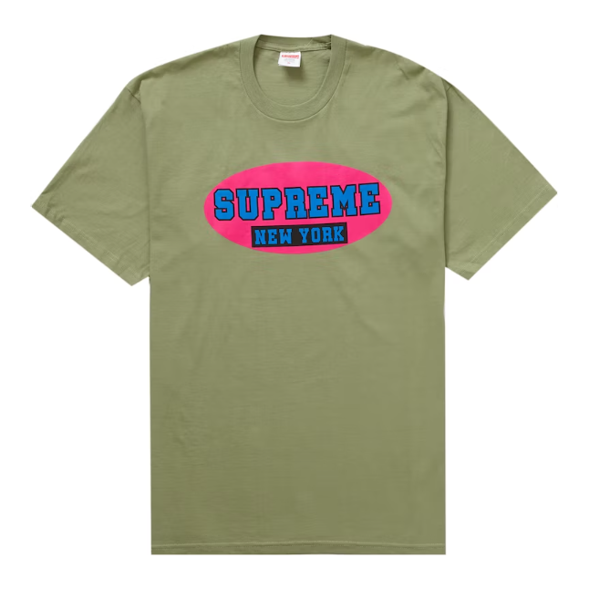 Supreme New York Tee Light Olive