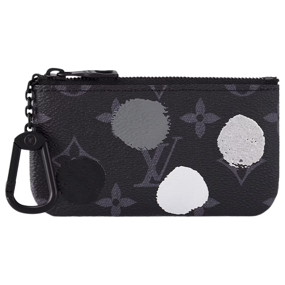 Louis Vuitton x Yayoi Kusama Pochette Cle Monogram Eclipse Black/Silver