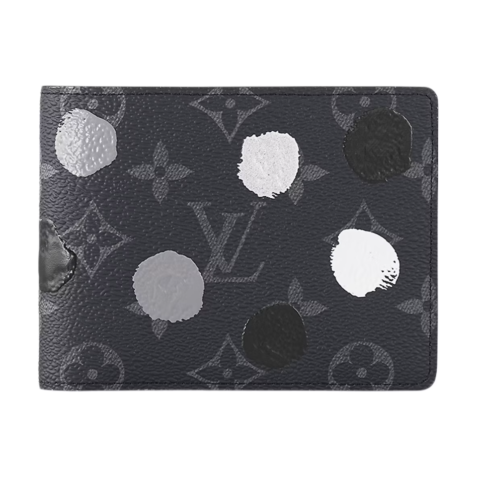 Louis Vuitton x Yayoi Kusama Multiple Wallet Monogram Eclipse Black/Silver