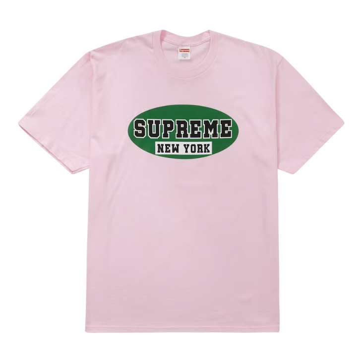 Supreme New York Tee Light Pink