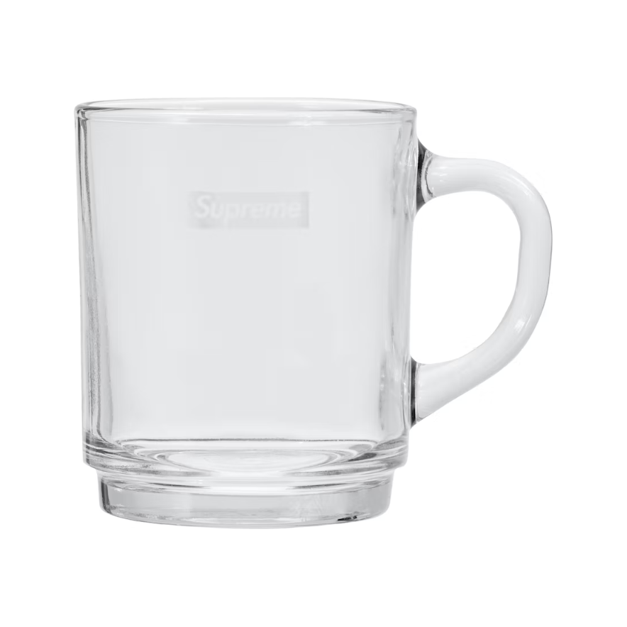 Supreme Duralex Glass Mugs (Set of 6) Clear