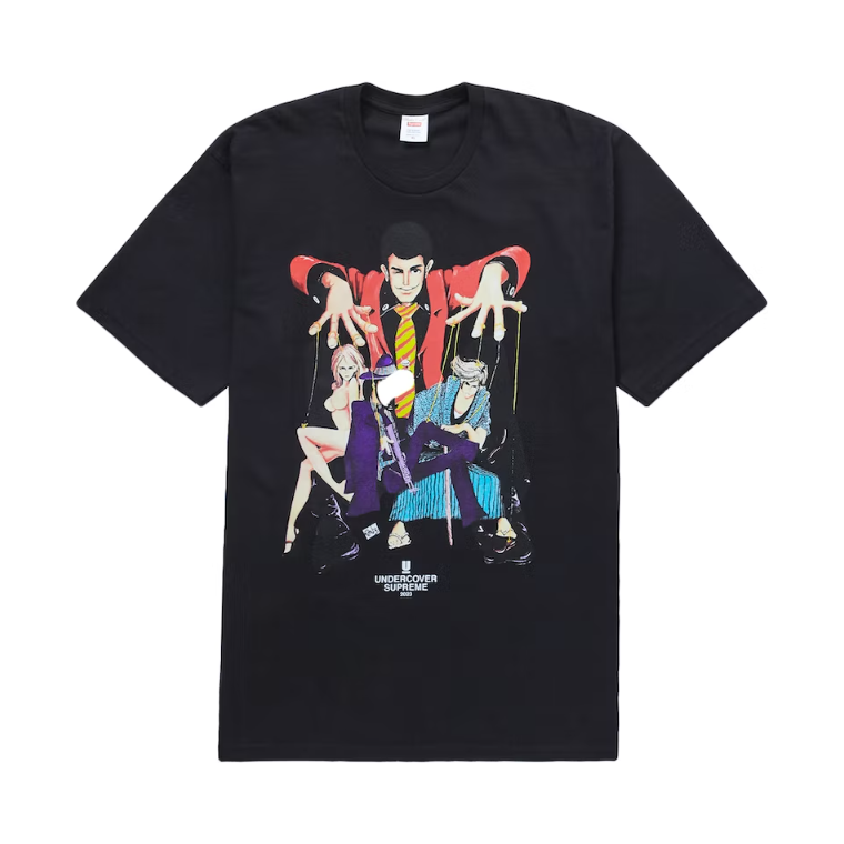 Supreme UNDERCOVER Lupin Tee Black