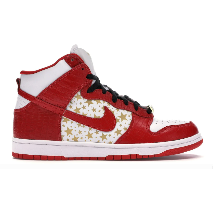 Nike Dunk High Pro SB Supreme Red Stars (No Box)