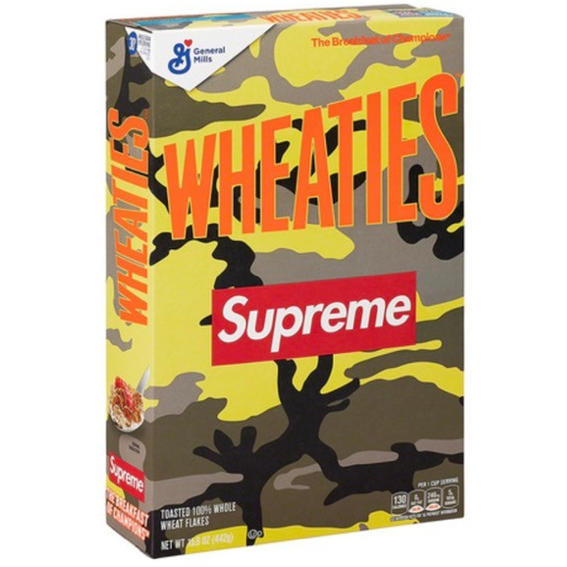 Supreme Wheaties Cereal Box Orange Camo