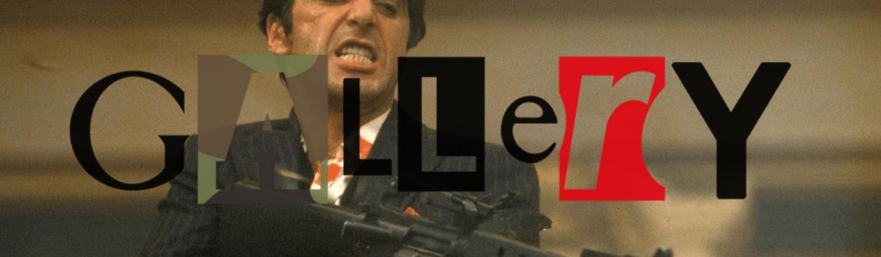 GALLERY Sticker "Scarface"
