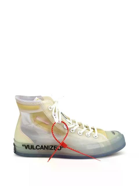 Converse Chuck Taylor All Star Vulcanized Hi Off-White (No box) (Con detalle)