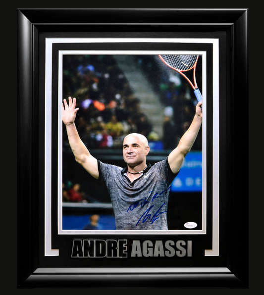 Foto autografiada por Andre Agassi