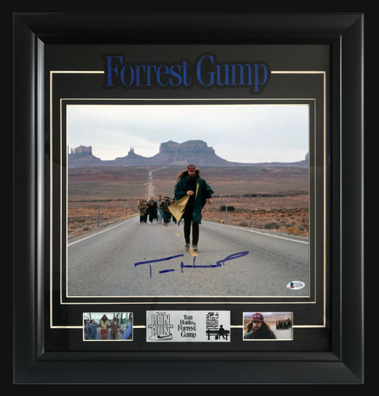 Foto autografiada por Tom Hanks "Forrest Gump"