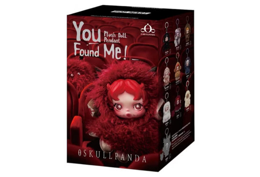 Pop Mart SKULLPANDA You Found Me! Series Plush Doll Pendant Sealed Case (Blind Box)