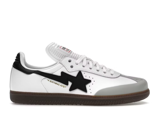 adidas Samba Bape White Black Gum