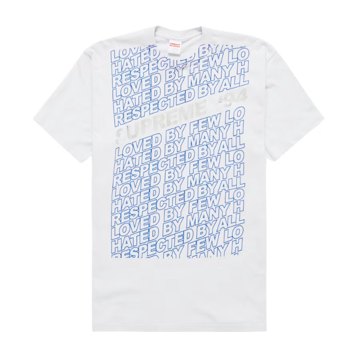 Supreme Respected Tee Pale Blue