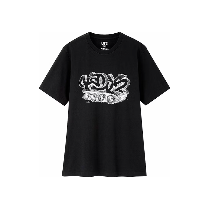 KAWS x Uniqlo Wordmark Tee (US Sizing) Black