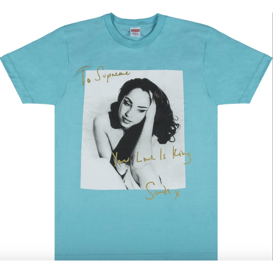 Supreme Sade Tee Aqua