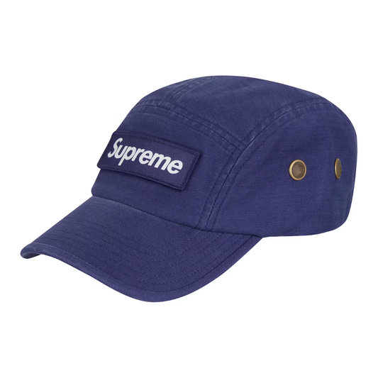 Supreme Military Camp Cap (SS23) Light Navy